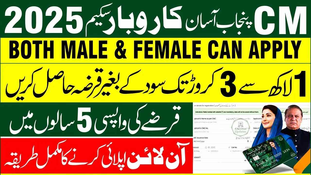 Asan Karobar Card – CM Punjab’s Interest-Free Business Loan Scheme