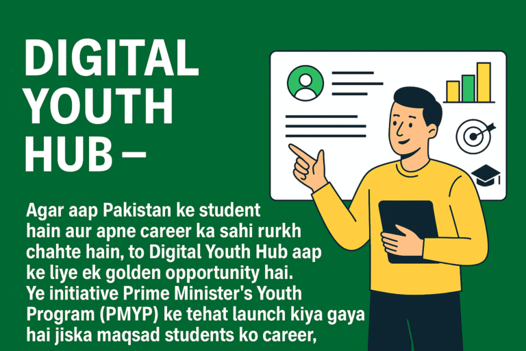 Digital Youth Hub program overview with complete details for youth opportunities Pakistan