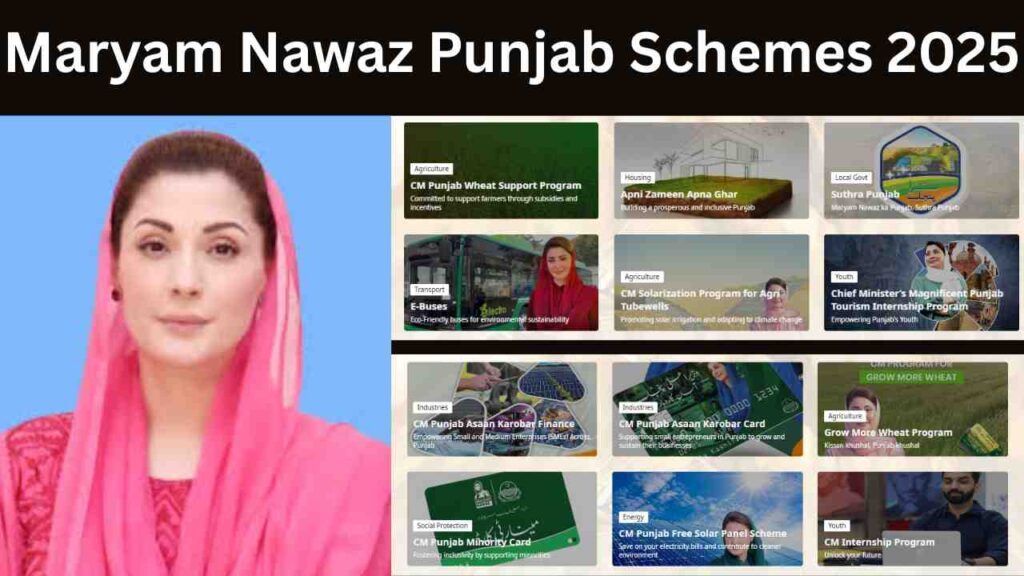 Maryam Nawaz Punjab Schemes 2025
