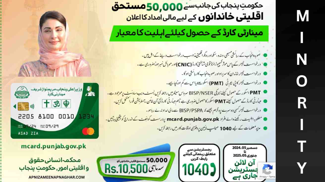 CM Punjab Minority Card