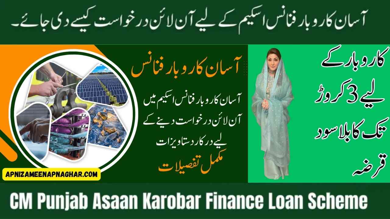 CM Punjab Asaan Karobar Finance Scheme 2025