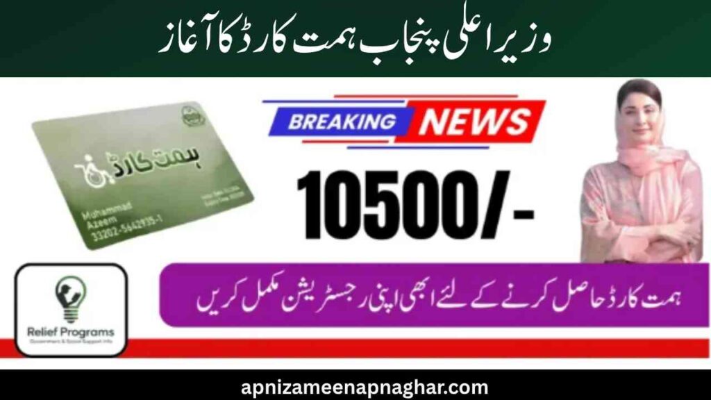 CM Punjab Himmat Card 2025 Disabled Person