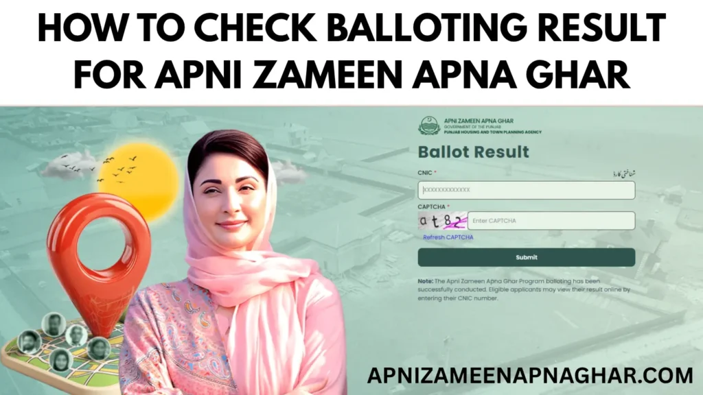 Apni Zameen Apna Ghar Balloting Result 2026