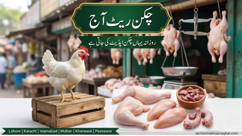Chicken Rate Today live broiler chicken with legs boneless breasts necks and liver on wooden crate daily poultry rate update page