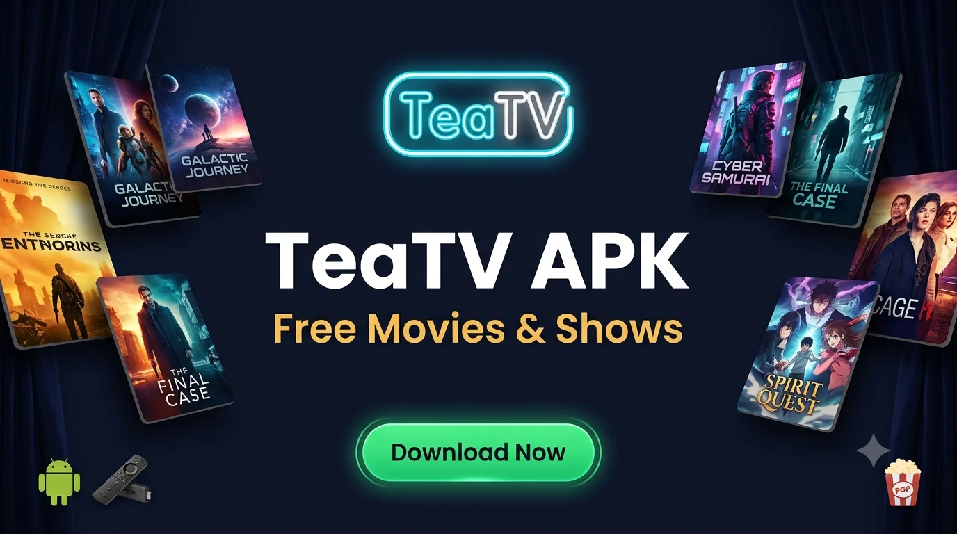 TeaTV APK Download 2026 – Free Movies and TV Shows Streaming App Interface